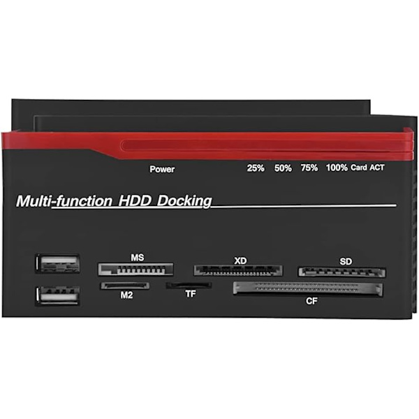 Sonew 2.5 tuuman 3.5 tuuman Dual-Bay USB3.0 SATA/IDE HDD -telakointiasema Offline Clone HUB -kortinlukija 2.5/3.5 tuumalle