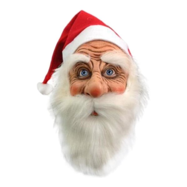 Jultomtemask Jul rollspel med hatt, jultomtens mask cover