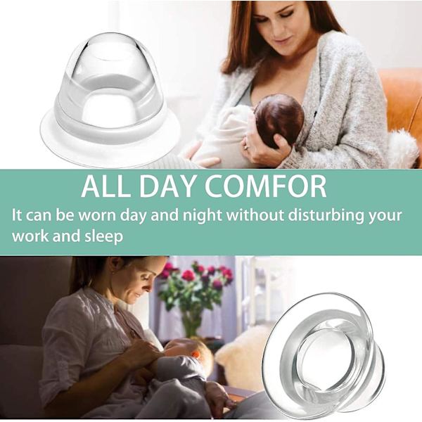 Nippelkorrigerer 24mm - Sugekopper for Innadvendte, Flate og Sjenerte Nippler - Nipple Shield