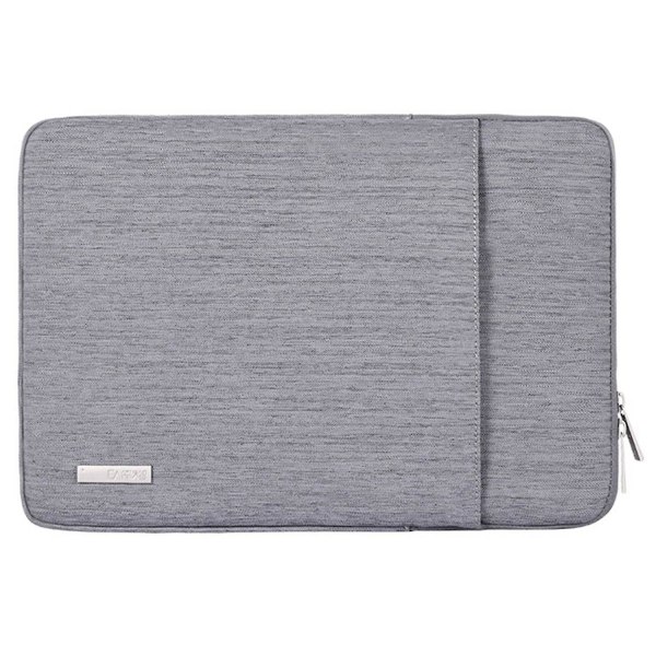 11~15 tums bärbar datorväska, vattentät skyddande ärm för affärsanteckningsbok, vertikal/horisontell Vertical  Grey For 15 inch Laptop