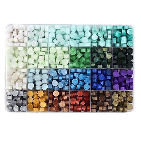 Voksseglperler, voksforseglingsperler for brevforsegling, voksseglperlesett for voksstempelforsegling Style 4