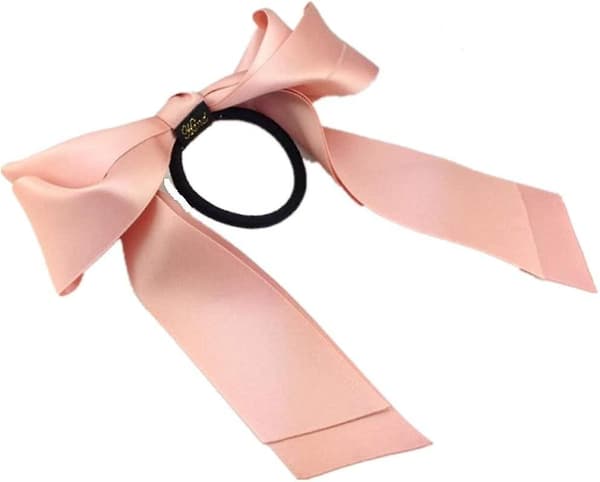 6 X Hårsløjfer Bånd Elastiske Hårelastikker Piger Hårtilbehør - Assorteret