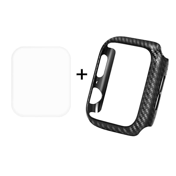 TPU Beskyttelsesetui til Apple Watch Series 4/5/6 44mm/SE 44mm/SE (2022) 44mm, + Fuld Størrelse HD PET Film