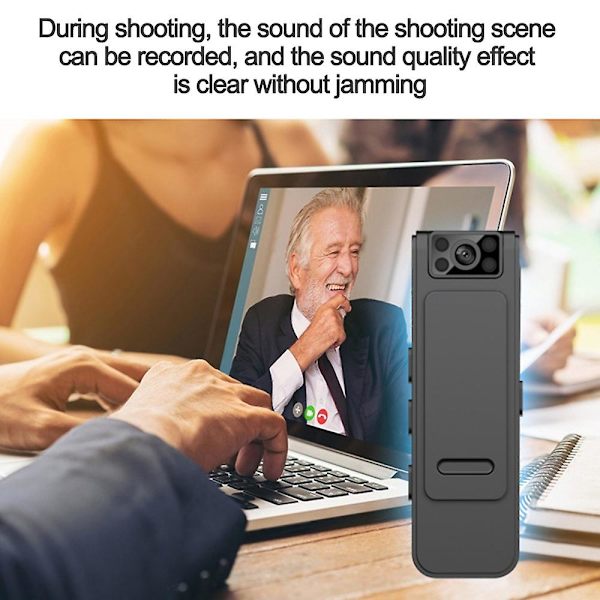 Mini Pocket Videokamera - Liten Videokamera Med Rörelsedetektering För Brottsbekämpning