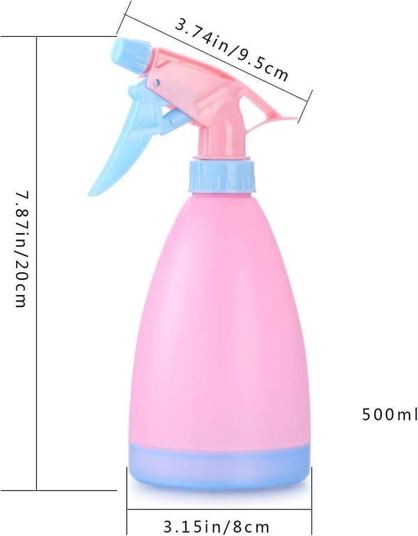 Xiaomoyu 2 kpl Acsergery Lahja Suuri Suihkepullo, Kasvien Kastelu Suihkepullo, 500ml