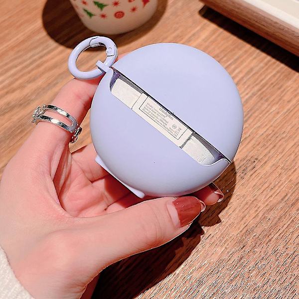 För Lenovo LP80 Hörlurar Laddningsfodral Trådlöst Bluetooth Headset TPU Skyddsfodral Purple