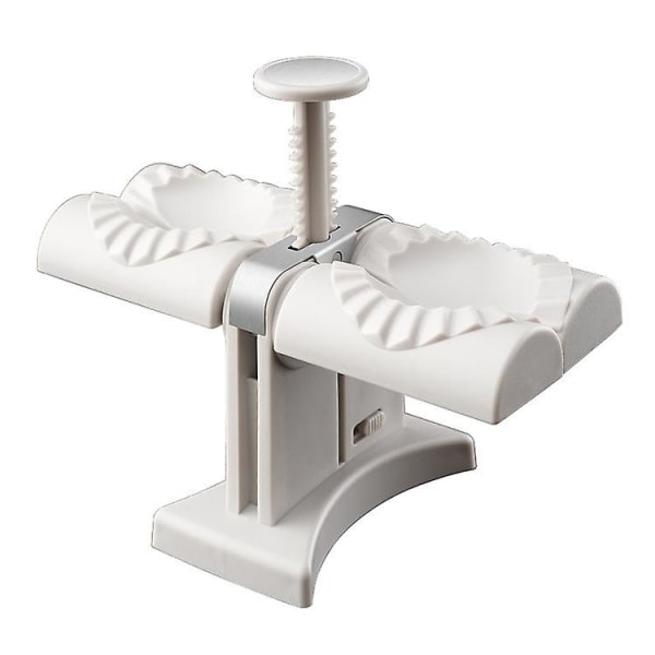 Hushålls Dubbelhuvud Automatisk Dumpling Maker Form, Dumpling Press Med Knådningsplatta, Snabb Dumpling Maker Verktyg För Hem, Kök Restaurang