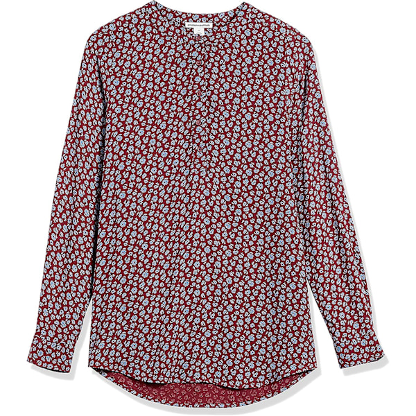 Langermet vevd bluse for kvinner Style 6 M