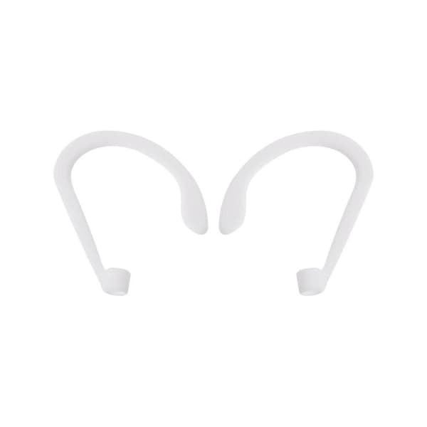 2 par ørekrokholdere for AirPods-stropp silikon