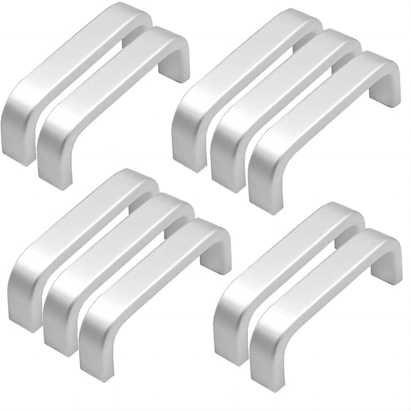 (64mm)10st Mini Aluminium Köksskåp Dörrhandtag Garderob Låda Sovrum Möbler Dra