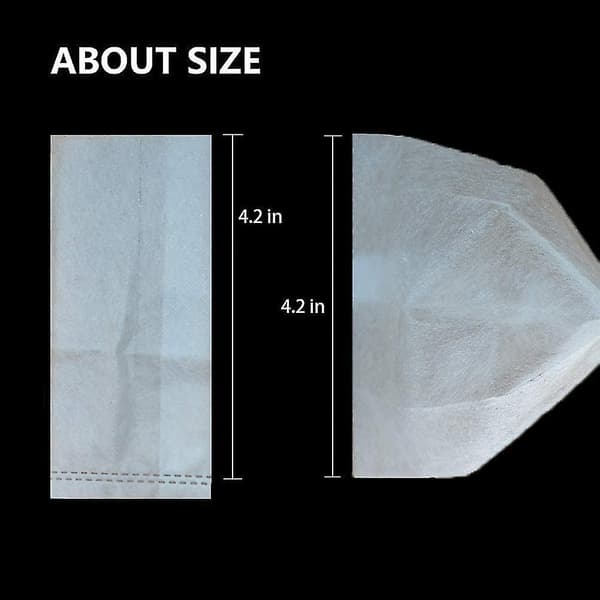 Stora odlade väskor av non-woven för växter, 25 st (13,2\"x15\") Tygplanterare växer 100PC