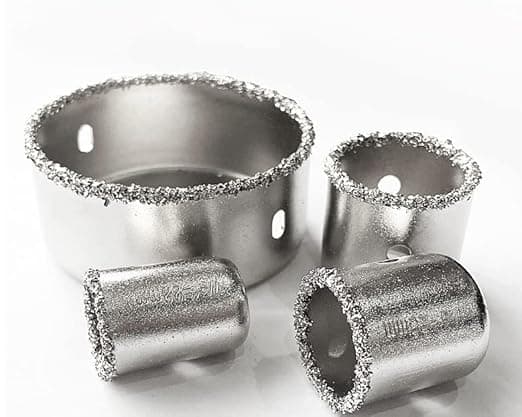 Diamantbor Sæt, Hulsavsæt 7/8” til 2-7/8” med Kuffert til Porcelænsfliser Keramik Marmor Mursten