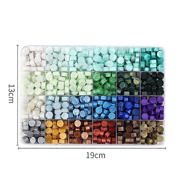 Voksseglperler, voksforseglingsperler for brevforsegling, voksseglperlesett for voksstempelforsegling Style 4