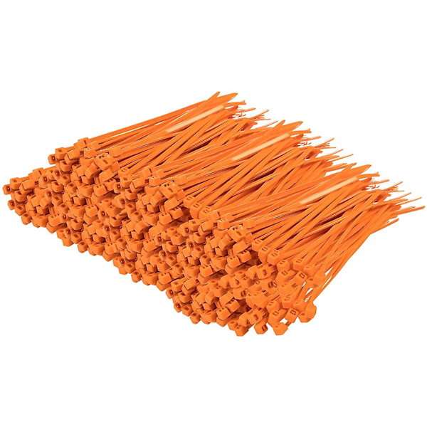 Små lilla kabelbinder, 100 mm x 2,5 mm, bulkpakke med 1000, 4\" Premium nylon Orange 150mmx3.6mm