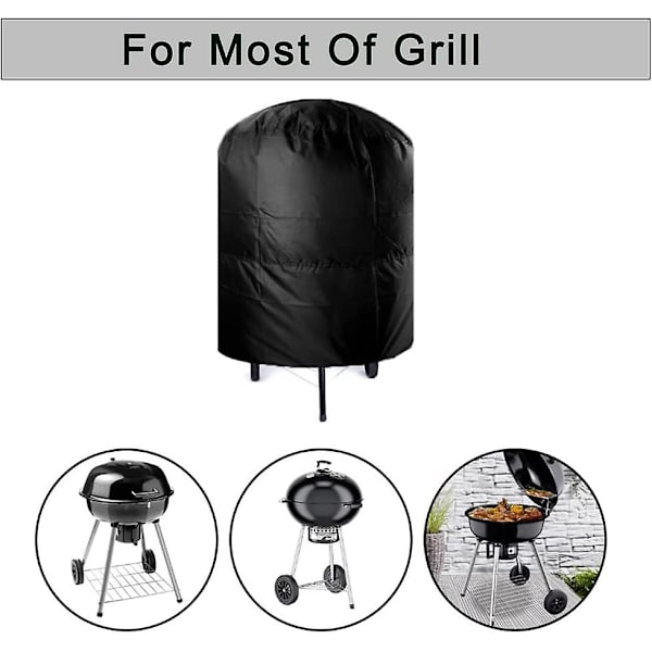 Utomhusgrillöverdrag, 210d (storlek: 62*105cm/24.41*41.34in, färg: beige+kaffe)