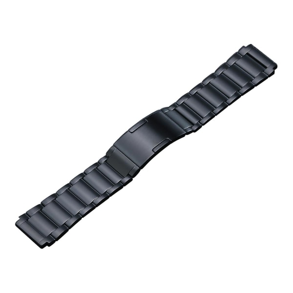 22 mm watch för Huawei Watch 4 Pro/GT 3/2 46 mm/GT 3 Porsche Design, 3 pärlor titanstål Black