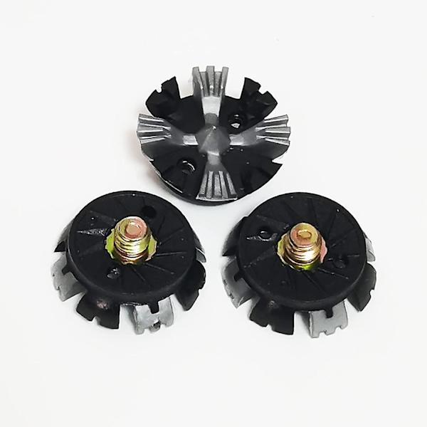 28 stk. Metal Golfsko Spikes Golfsko Knopper Skrues På 1/4\" Udskiftningsspikes Også Til Rugby Støvler Golf Tees Golf Knopper Nøgle (sort grå)