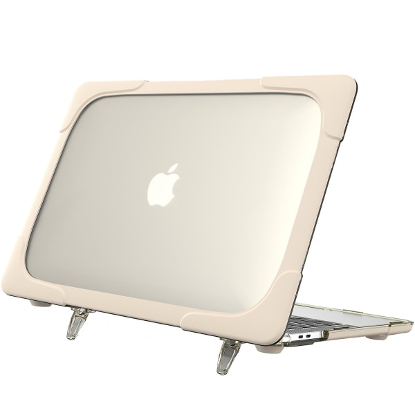 Ställ PC Laptop Case för MacBook Air 13\" A1932/A2179/A2337,  Skyddande Notebook Cover Khaki