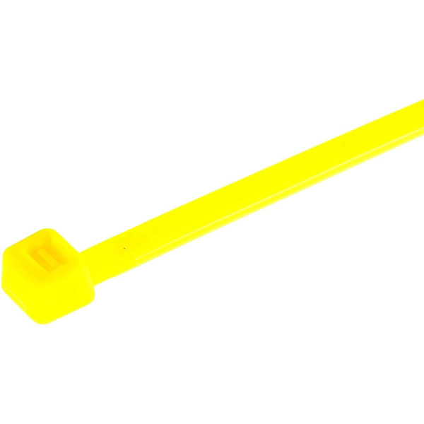 Små lilla kabelbinder, 100 mm x 2,5 mm, bulkpakke med 1000, 4\" Premium nylon Yellow 300mmx3.6mm