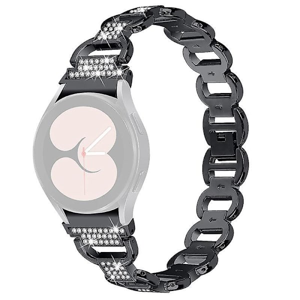 Sömlös metallrhinestone-dekoration armband för Samsung Galaxy Watch 5 Pro 45mm/Watch 5 Active 40/44mm