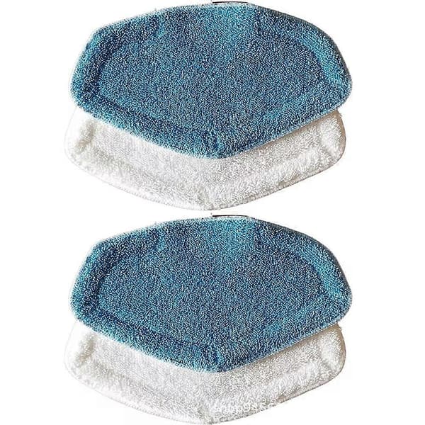 Hoover Dual Steam Plus 4-pack Mikrofiber Ersättningsdynor - Ångmoppdukar