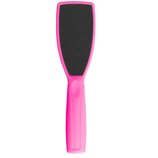 Fotfil Kit Fot Scrubber Fot Rasp Och Dubbelsidig Hälfil Pedikyrverktyg Callus Remover Fan-shaped rose red (pink OP)