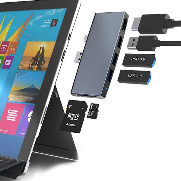 Usb3.0 -telakointiasema Surface Pro -laitteelle