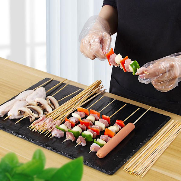 Grilling Bbq, Kabobs, Trepinner til håndverk, Bambuspinner, Grillspyd til kabobs, Spyd