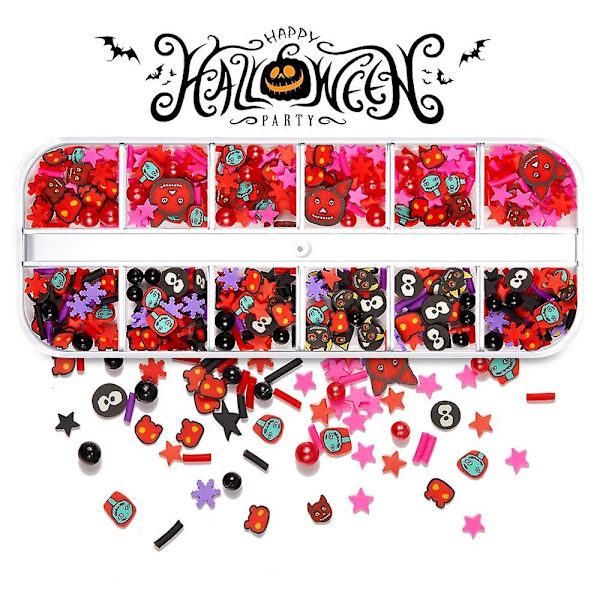Halloween-kynsitaidesequinsit, kynsien suunnittelu Halloween-juhliin style 1