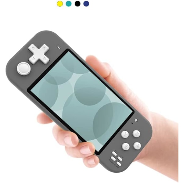 X20MINI Retro Handheld Spelkonsol för Barn och Vuxna, 4,3-tums Bärbar Spelkonsol Inbyggd 2000 Spel - Grön Yellow