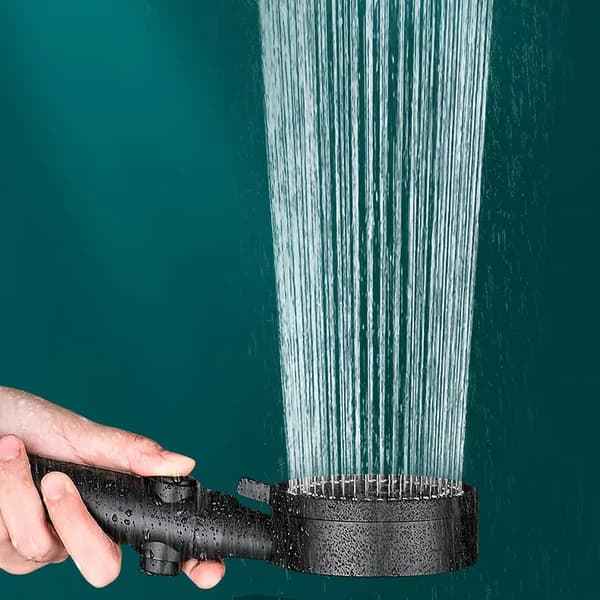 Oppgrader din dusjopplevelse: 1 stk. høytrykks multifunksjonell håndholdt sprinkler med 5 moduser