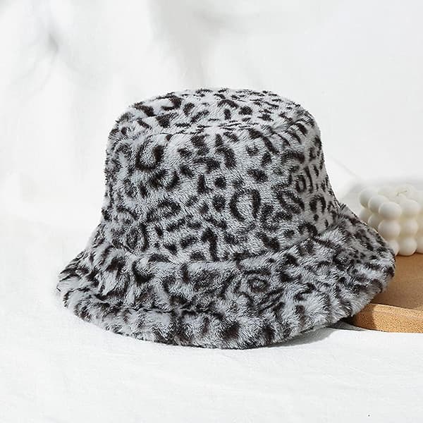 Vinter Faux Fur Bucket Hat Blød Varm Efterår Vinter Fluffy Bucket Hat Til Kvinder
