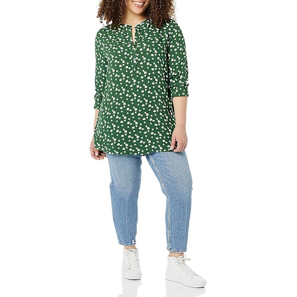 Kvinnors långärmade vävda blus Style 8 XS