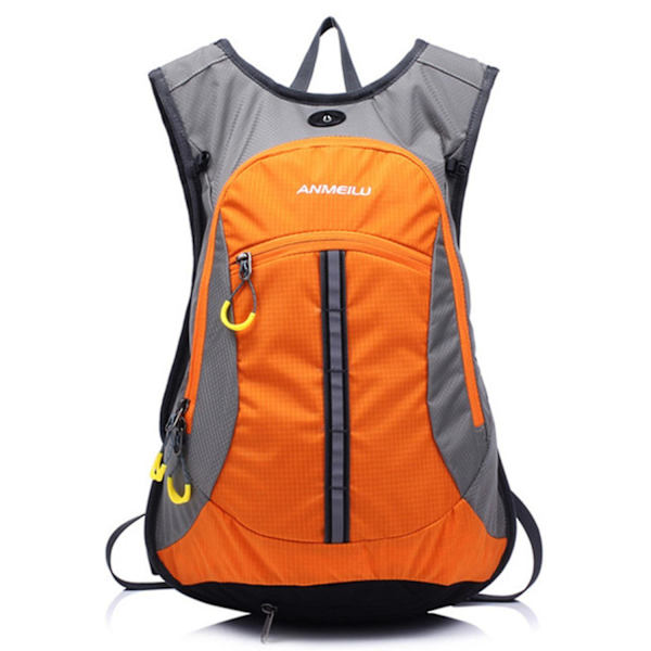 Sport Ryggsäck 15L Lätt Ryggsäck Slitstark Ryggsäck Resedagryggsäck för Kvinnor Män Orange