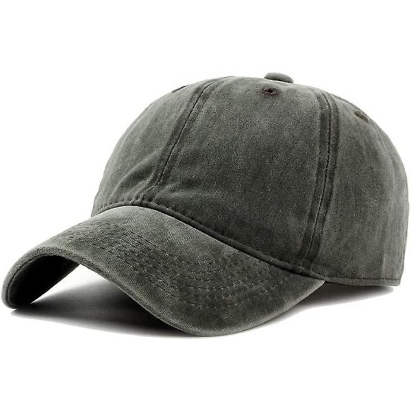 Unisex vintage baseballkepsar Distressed cap [all Senson] Grey