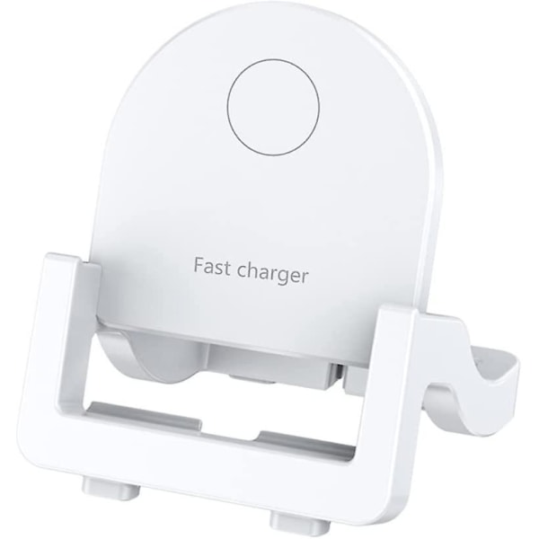 15w trådlöst laddarställ, Universal löstagbart Qi Fast Wireless Charger Pad, Snabbladdningsställ