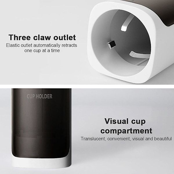 Dragkedja kopp dispenser - Monterbar hållare för koppar, vatten dispenser, kylare eller vägg Style 4