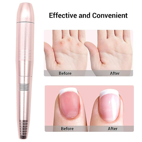 Elektrisk nagelborrmaskin, bärbar elektrisk nagelfil set för akrylgelnaglar, manikyrpedikyrverktyg med nagelborrbitar slipband Dus golden suit
