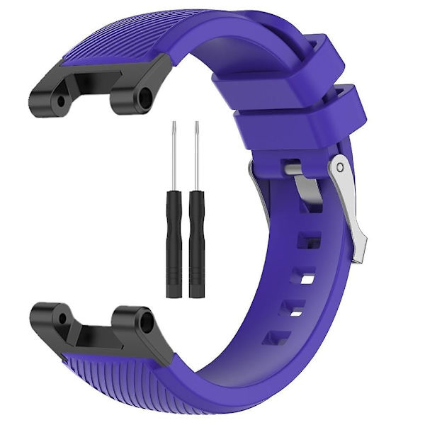 22mm universaali silikoninen ranneke Huami Amazfit T-Rex(Pro)/Ares -kelloon, korvaava ranneke Purple