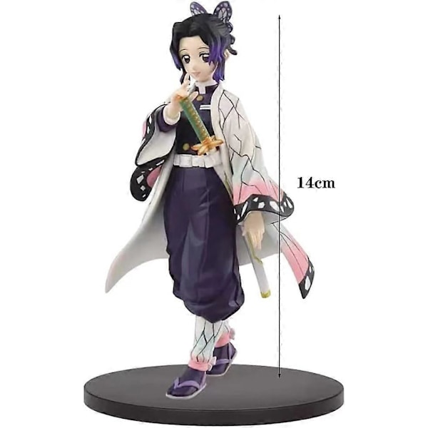 Demon Slayer, PVC-figur för skrivbord, tårtdekoration (Kochou Shinobu)