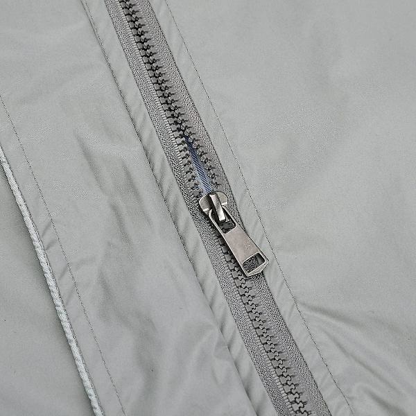 Dame Lang Vandtæt Jakke med Hætte Letvægts Regnfrakke Vindjakke Udendørs Trenchcoat Grey L