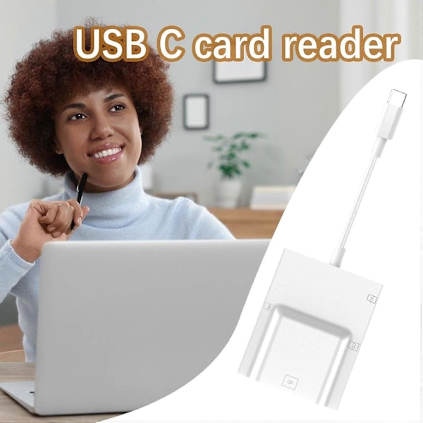 Kamerakortläsare | USB C-kortläsare | Typ C-kortläsare | 4-i-1 Typ C till