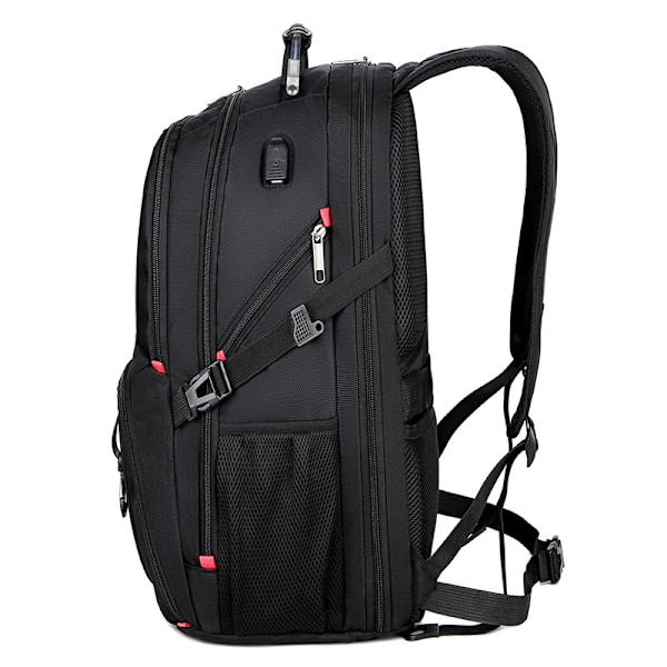 Laptop Ryggsekk 17.3 Tommer Ekstra Stor Business Reiseveske Med Acsergery USB Ladeport Gave