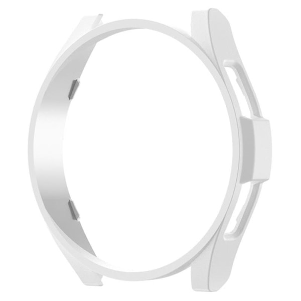 Antikrock matt klockfodral för Samsung Galaxy Watch6 44mm, PC ihålig skyddande ram White