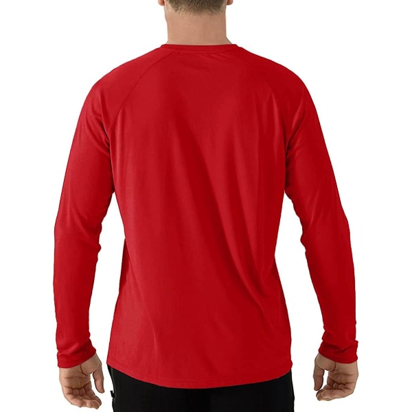 UV-skyddsskjortor för män Upf 50+ Outdoor Långärmad Casual Lättvikt