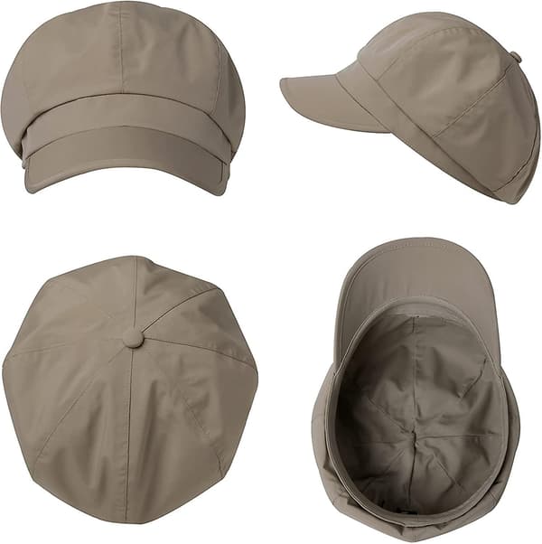 Bucket Hat til Kvinder Regntæt Vandtæt Yetsye Sammenfoldelig khaki