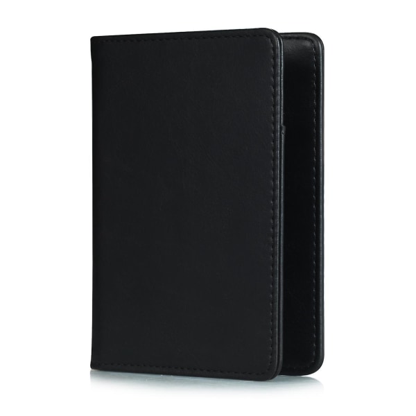 Multifunktionell PU-läder Bi-fold plånboksfodral Passfodral