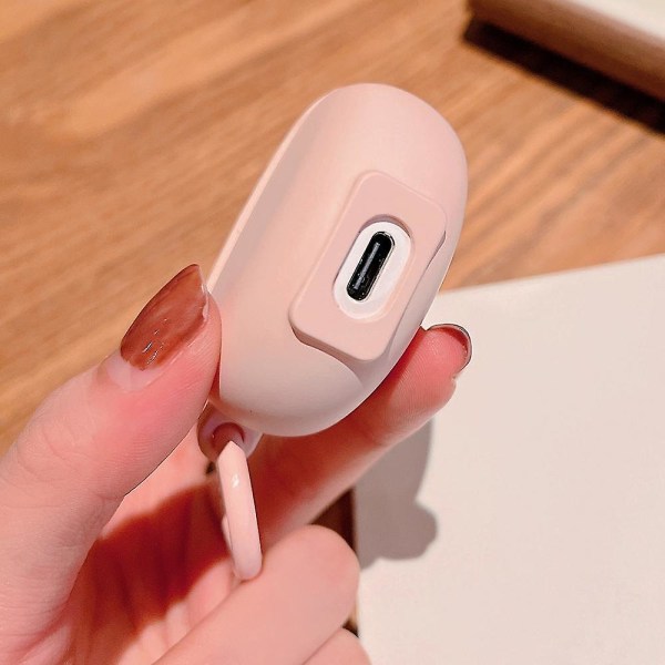 Fodral för Lenovo HT38 trådlösa Bluetooth-hörlurar, TPU-skydd, flexibelt fodral Pink