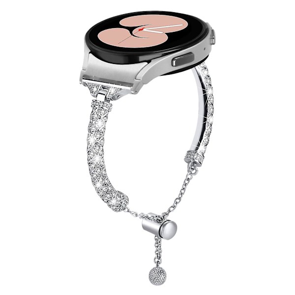 Kopparurband för Samsung Galaxy Watch6 40mm 44mm/Watch6 Classic 43mm 47mm/Watch 4/5 40mm 44mm Silver