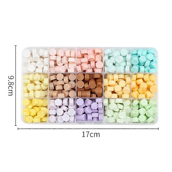 Vokssegl Perler, Voksforseglingsperler til Brevforsegling, Forseglingsvoks Perler Voksseglsæt til Voksstempelforsegling Style 1